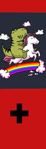 Trex Unicorn Fantasy