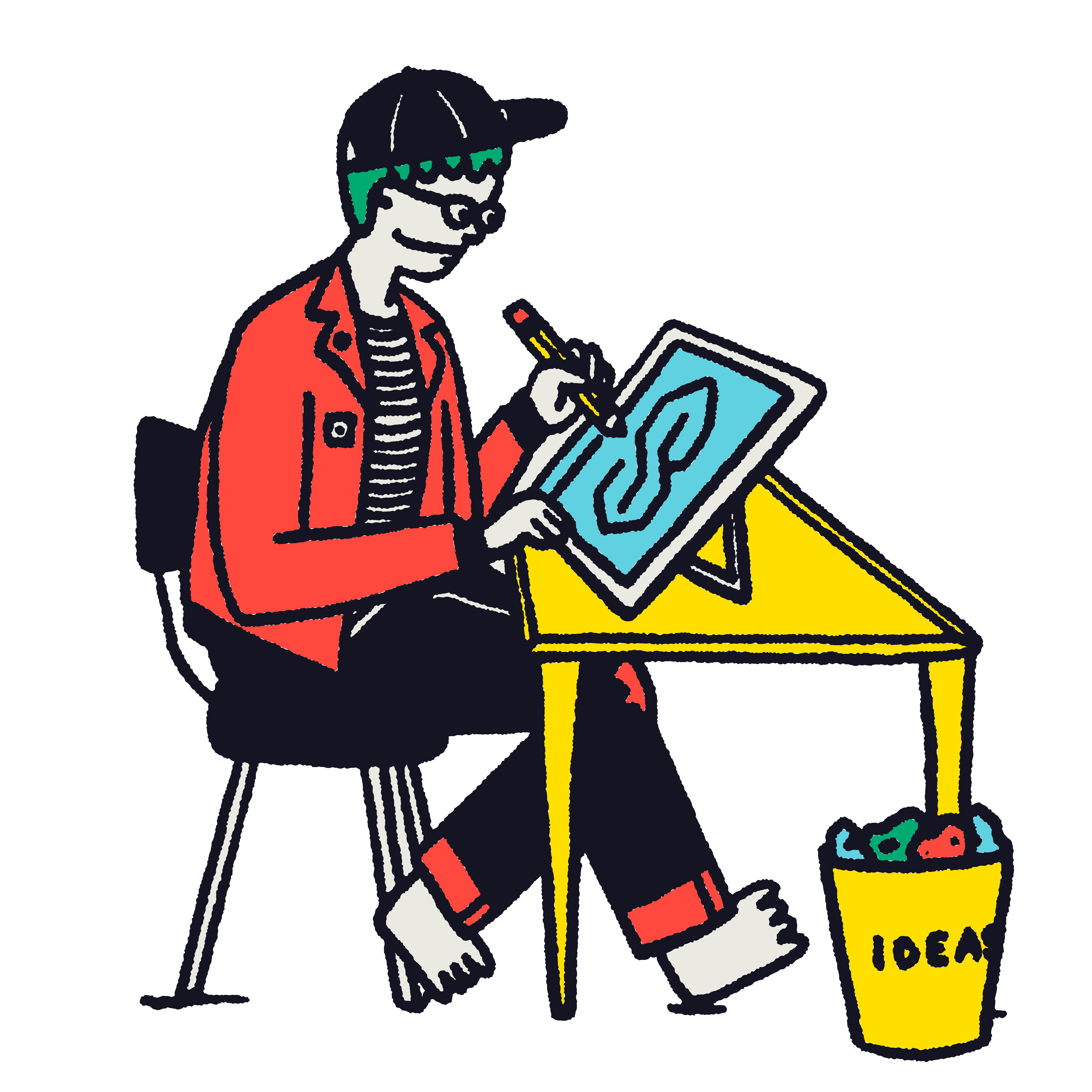 Artist Designing