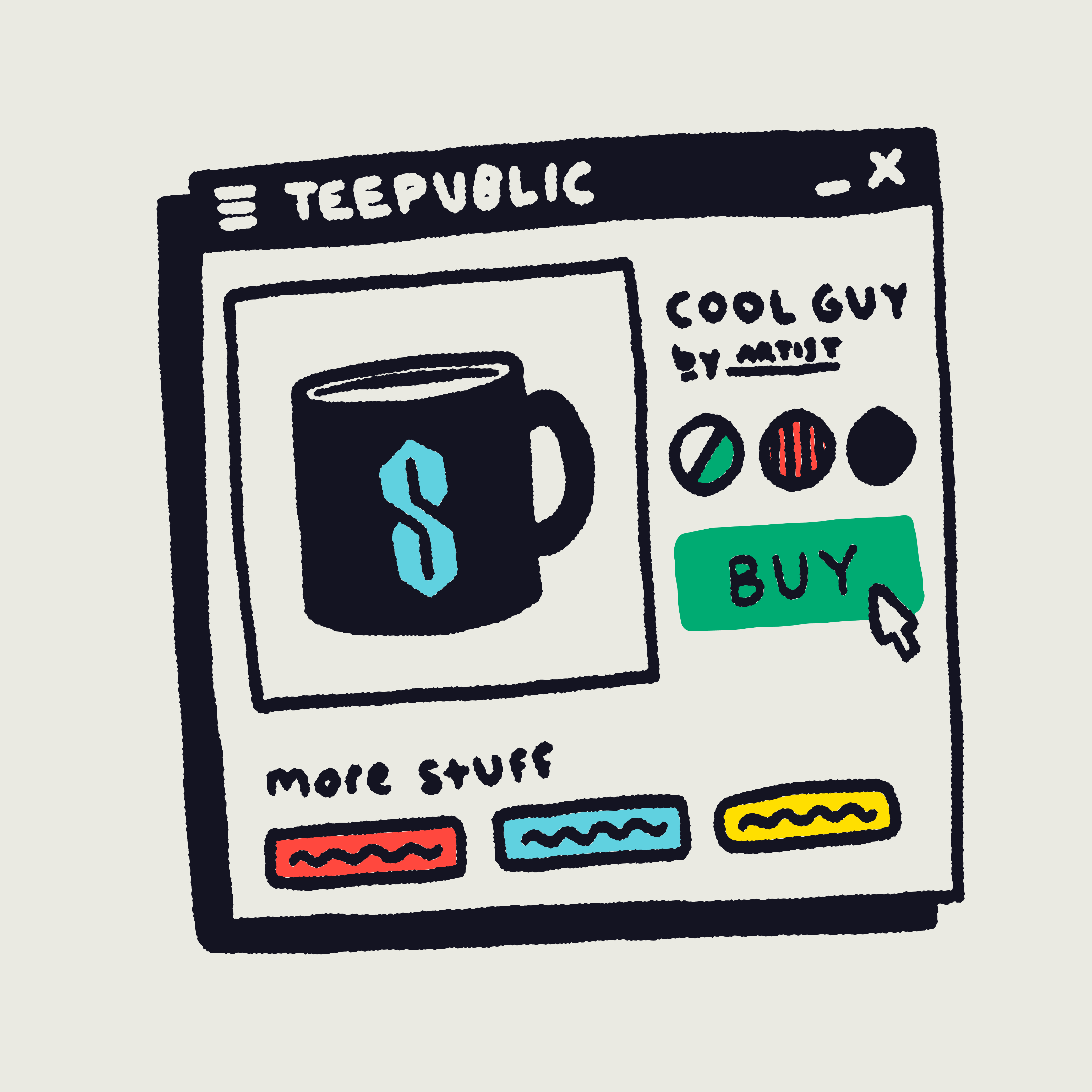 TeePublic Website View